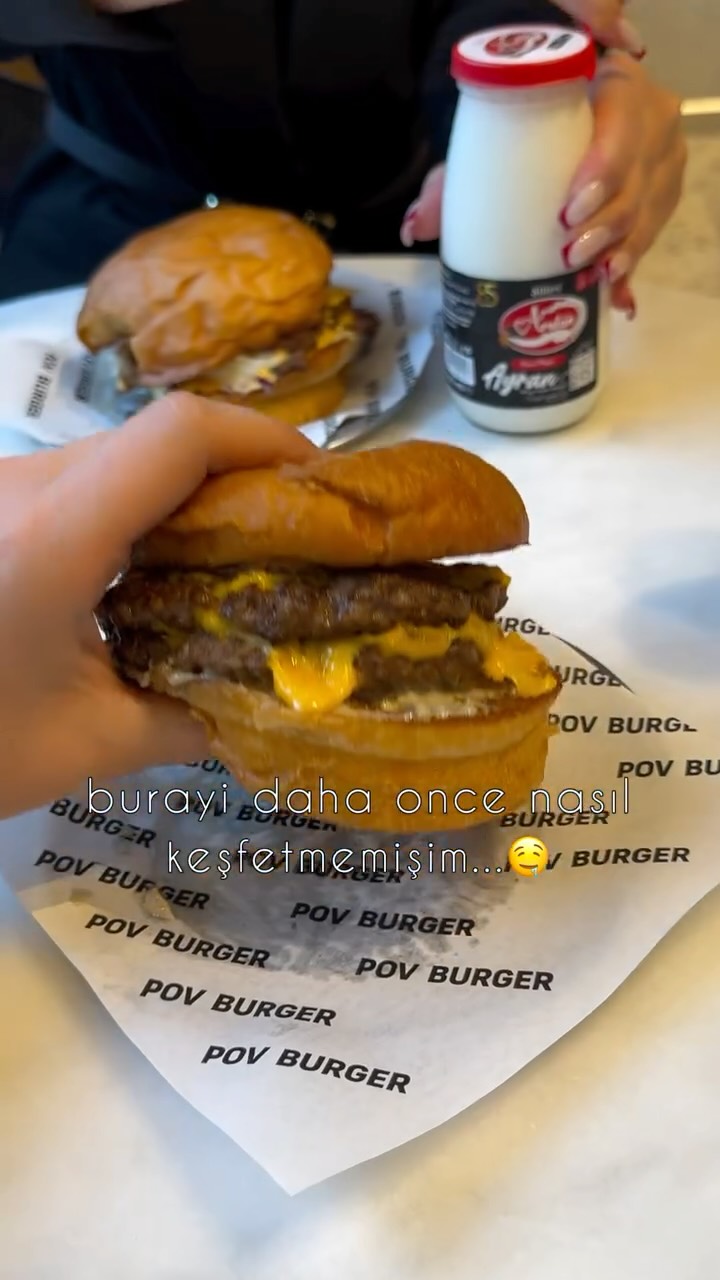 Pov Burger Caddebostan — @kaydetgidersinistanbul