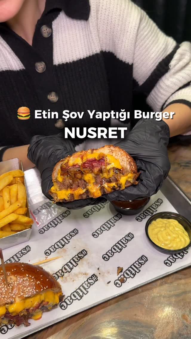 Saltbae Burger — @1gezi1yemek