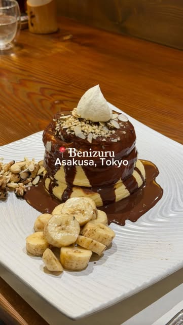Benizuru Pancake — @gourmae.cafe